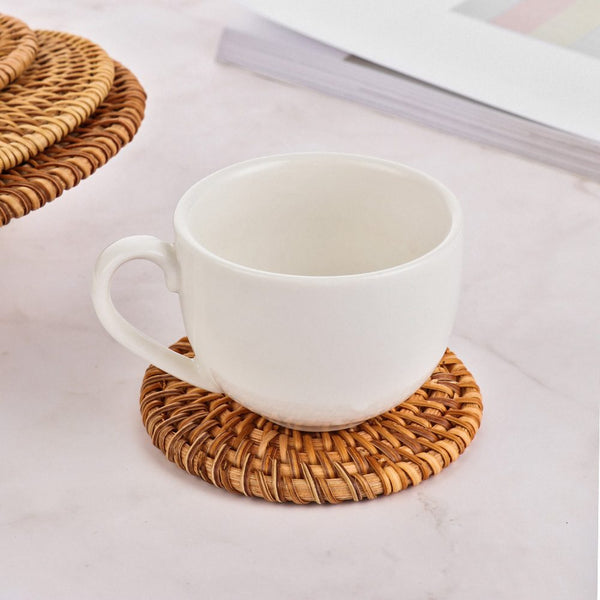 Rattan Coaster - 10cm