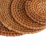 Rattan Coaster - 10cm