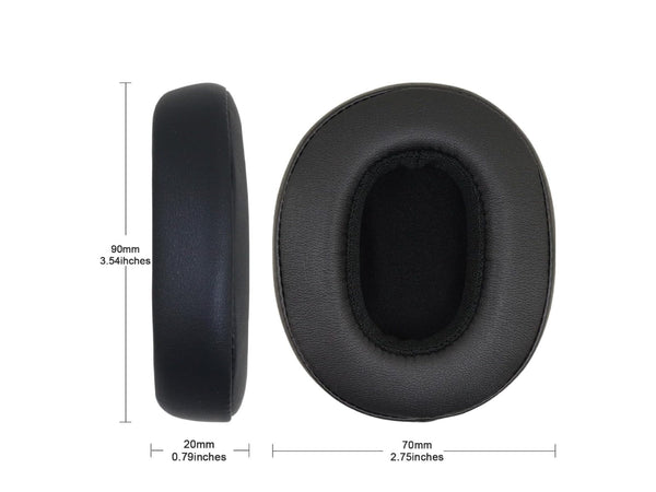 Ear Pads for Skullcandy Crusher Wireless/Evo/ANC Hesh 3/EVO/ANC - Black