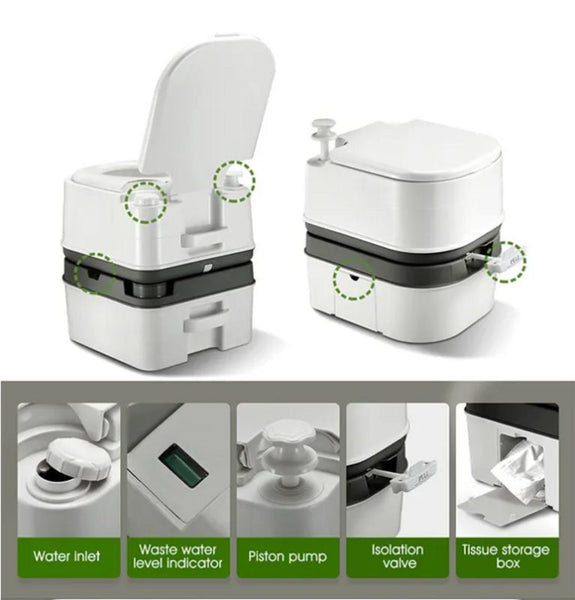 PORTABLE TOILET 24L
