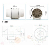 Inline Extractor Fan Exhaust Duct Fan