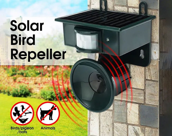 Solar Ultrasonic Animal Repeller