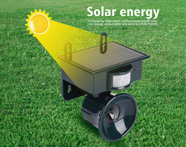 Solar Ultrasonic Animal Repeller