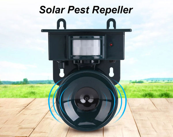 Solar Ultrasonic Animal Repeller