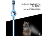 Airtag Cat Dog Collar Breakaway, Reflective Kitten Collar