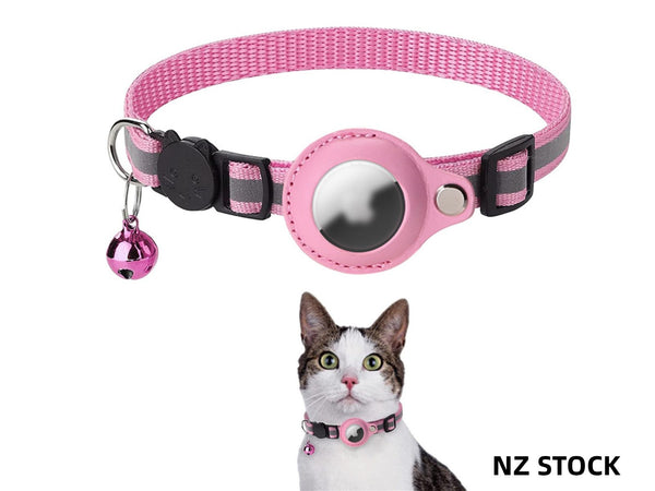 Airtag Cat Dog Collar Breakaway, Reflective Kitten Collar