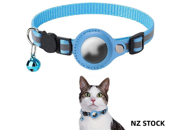 Airtag Cat Dog Collar Breakaway, Reflective Kitten Collar