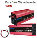 1500W Car Battery Power Inverter 12V Pure Sine Wave