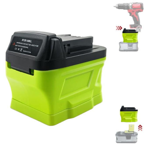 M18 Adapter for Ryobi Battery Converter to Milwaukee