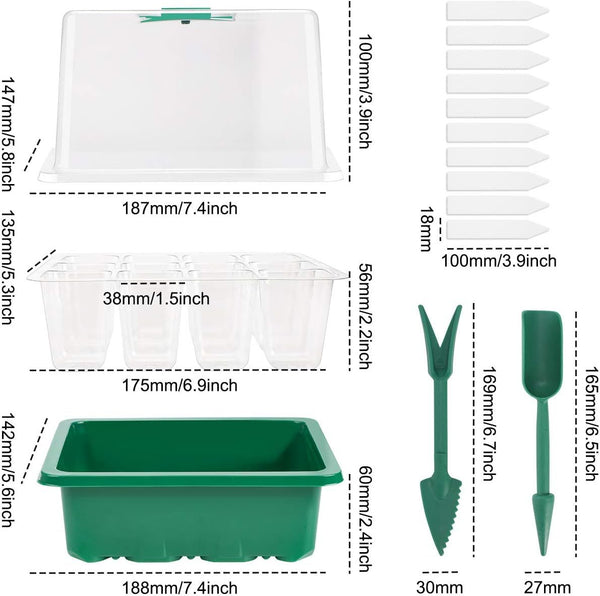 10Pack Garden Seed Starter Tray