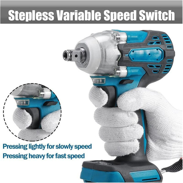 1/2" Cordless Impact Wrench Brushless Driver Torque