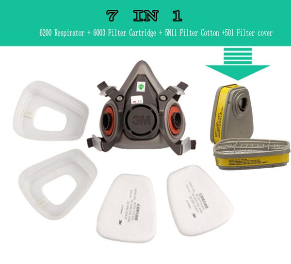 3M Reusable Respirator 6200 For Painting, Welding, Polishing