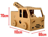 TOW TRUCK HOUSE Corrugated cardboard house playhouse play tent