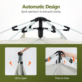 5 Man Camping Tent Instant Auto Pop Up Beach Shelter Sun Shade Picnic Hiking