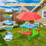 Kids Table and Chairs Set Outdoor