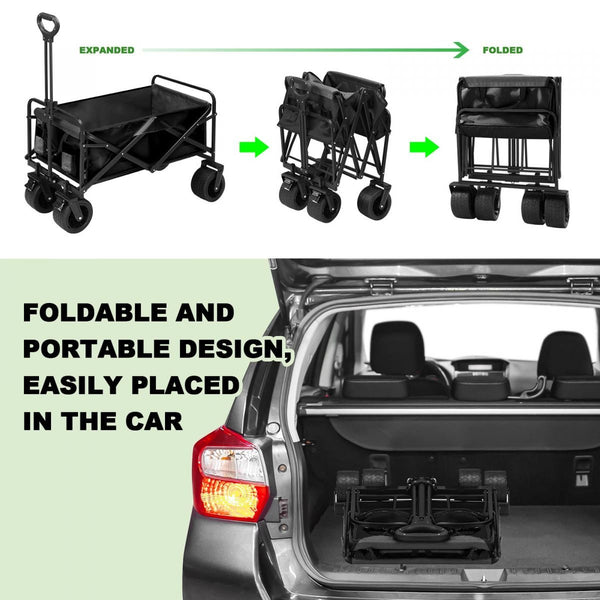 New Camping Trolley Garden Cart Wagon