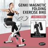 Exercise X Bike Trainer Recumbent Gym Fitness Workout Bicycle