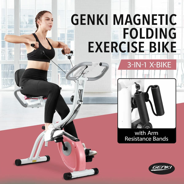 Exercise X Bike Trainer Recumbent Gym Fitness Workout Bicycle