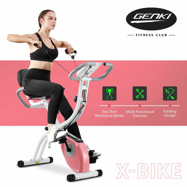 Exercise X Bike Trainer Recumbent Gym Fitness Workout Bicycle