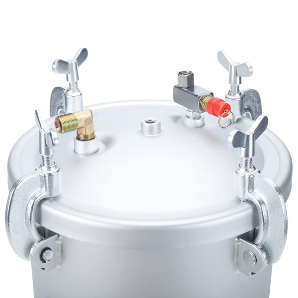 10 Lt Pressure Pot Set Spray Gun Tank Hose