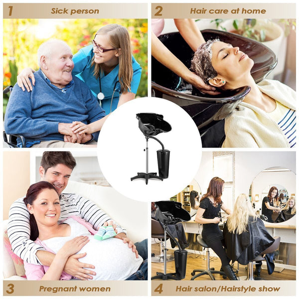 Salon Hair Basin Hair Wash Hairdressing Bowl Sink