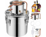 5Gal Alcohol Distiller 19L Moonshine Still Water Wine Spirits Brew Home