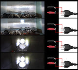 Pair 7'' Inch Round LED Headlights Projector Hi/Lo Beam