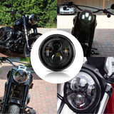 Pair 7'' Inch Round LED Headlights Projector Hi/Lo Beam