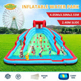 Inflatable Water Slide Water Park Jumping Castle Bouncer House Splash Pool Toy