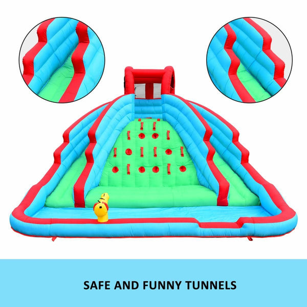 Inflatable Water Slide Water Park Jumping Castle Bouncer House Splash Pool Toy