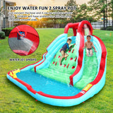 Inflatable Water Slide Water Park Jumping Castle Bouncer House Splash Pool Toy