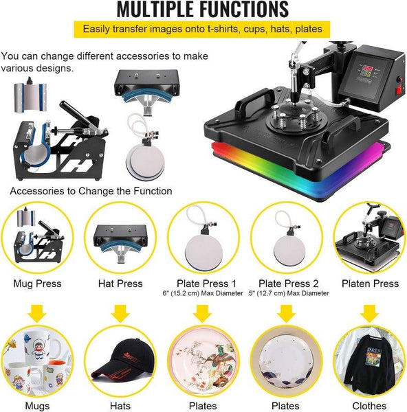 Heat Press Machine On