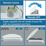 Caravan Roof Vent 12V Fan RV Shower Hatch