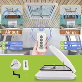 Caravan Roof Vent 12V Fan RV Shower Hatch
