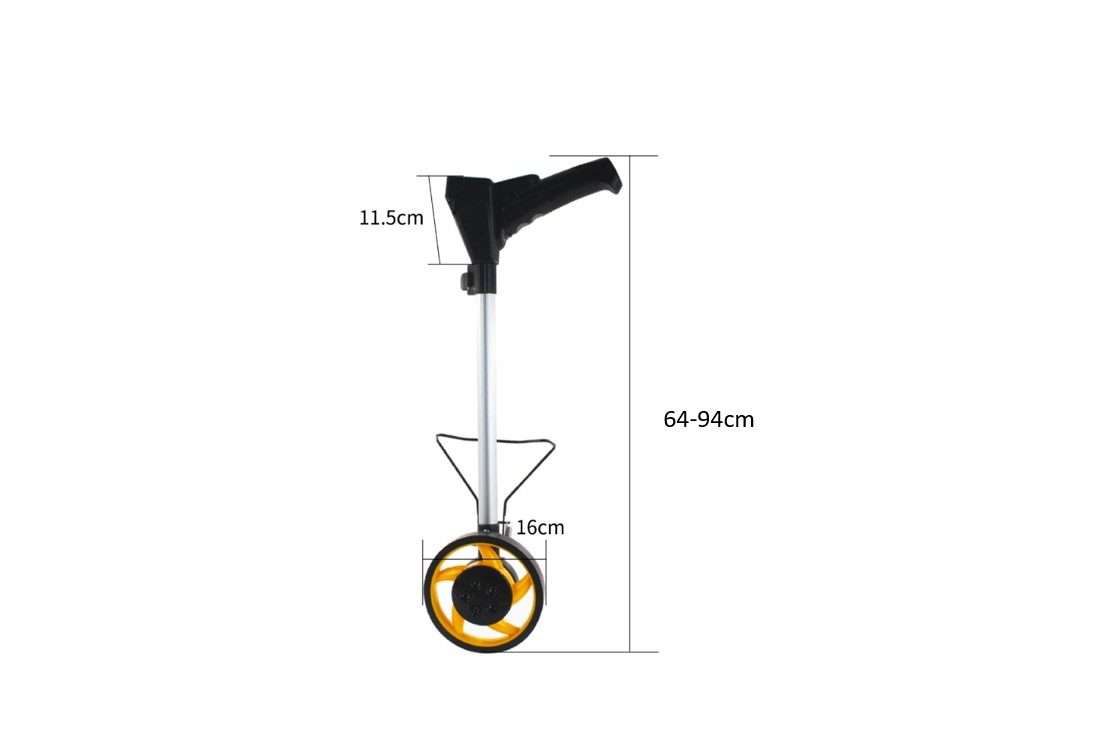 Digital Adjustable Distance Measuring with Kickstand Wheel Measure Whe ...