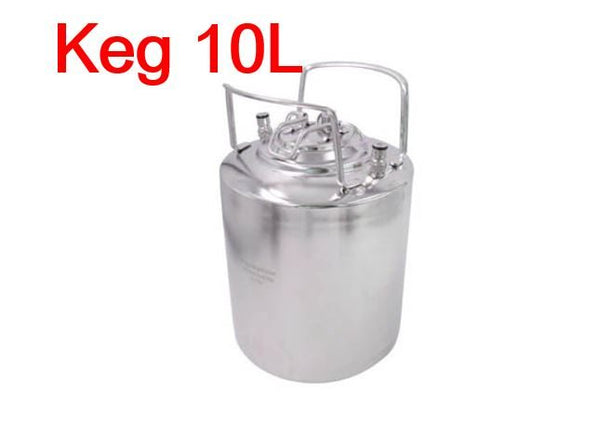 10L Stainless Steel Keg Ball Lock Corny OB Keg Cornelius Style Soda