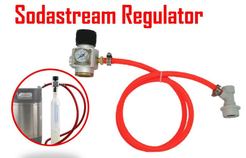 SodaStream CO2 Regulator Home Brew Beer Keg Portable Mini CO2 Cartridge