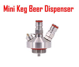 Mini Keg Beer Dispenser Beer Growler Spear Tap Dispenser Adapter Gas Liquid