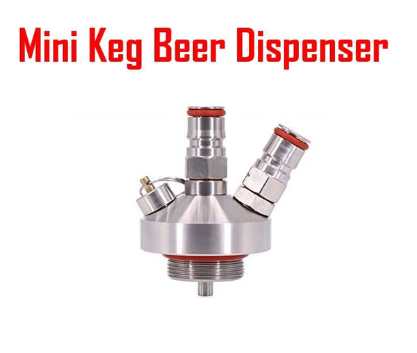 Mini Keg Beer Dispenser Beer Growler Spear Tap Dispenser Adapter Gas Liquid