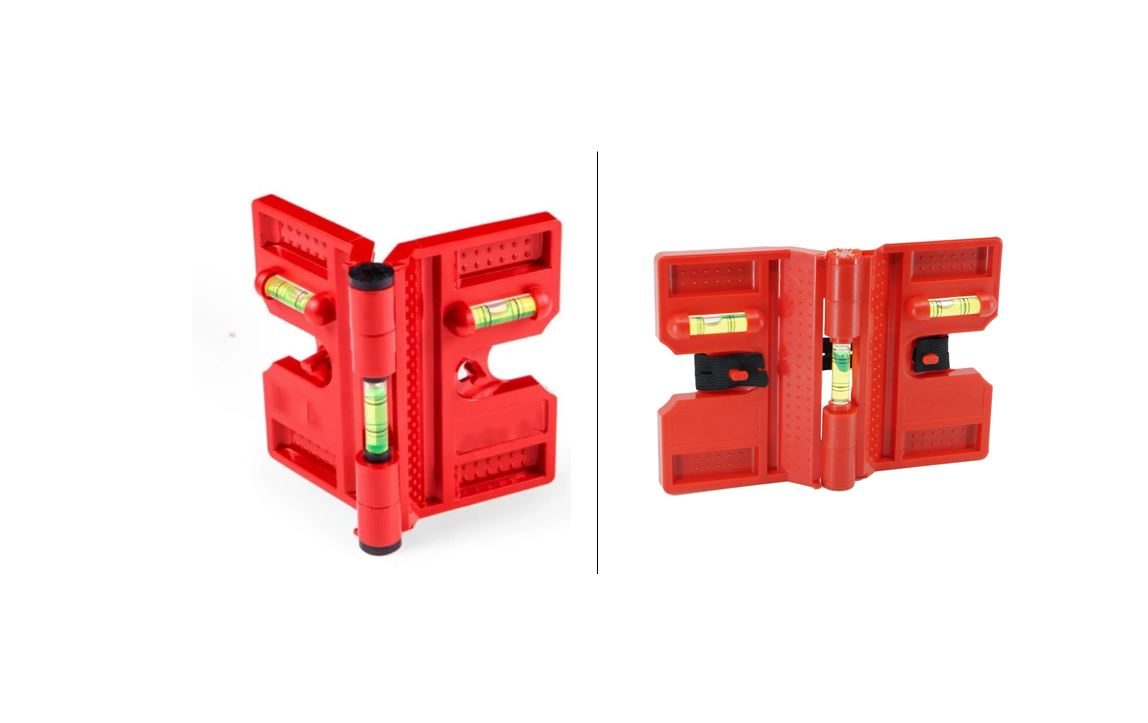 Leveler Frame Adjustable Post Level Spirit Level Measuring Bubble Leveler Frame Fenc ...