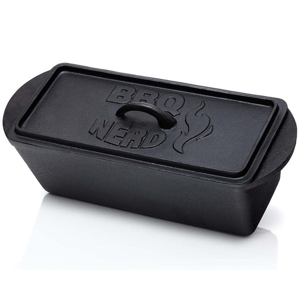 Cast Iron Pot Dutch Oven Loaf Pan with Lid