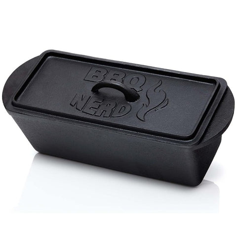 Cast Iron Pot Dutch Oven Loaf Pan with Lid