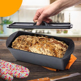 Cast Iron Pot Dutch Oven Loaf Pan with Lid