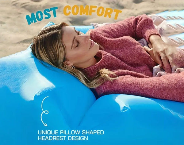 Inflatable Lounger Air Sofa Chair Camping & Beach Accessories