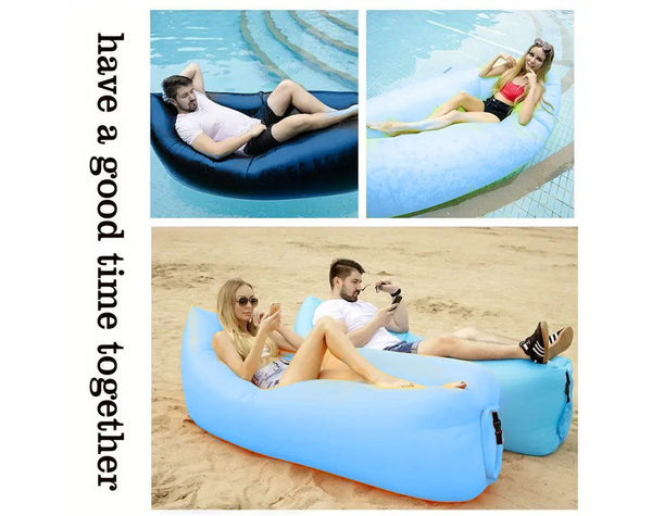 Inflatable Lounger Air Sofa Chair Camping & Beach Accessories