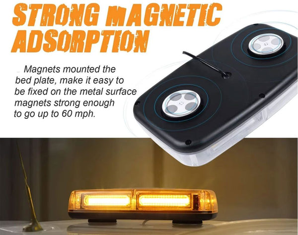 Amber LED Beacon Strobe Flashing Light
