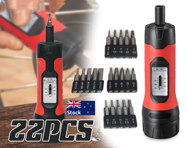 Torque Screwdriver Set 22Pcs