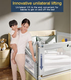 Baby Bed Rail 1.5m, Kids Safe Toddler Fence 150cm