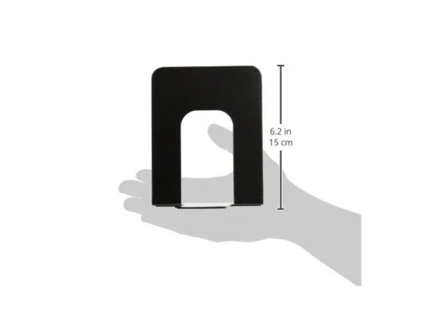 4PCs Metal Bookends Black