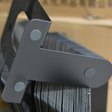 4PCs Metal Bookends Black